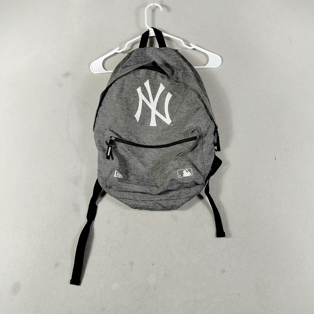 New York Yankees Backpack Mens One Size Gray MLB Baseball New Era Fan